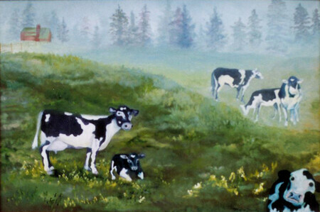 Dawn's cows